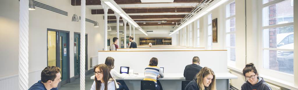 Mixed use library scene