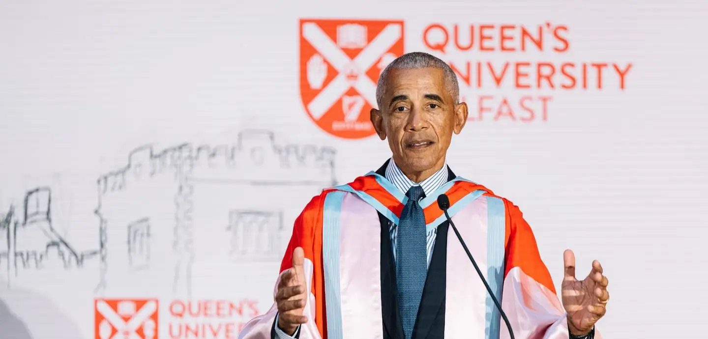 Former US President Barack Obama Receives Honorary Doctorate from Queen ...
