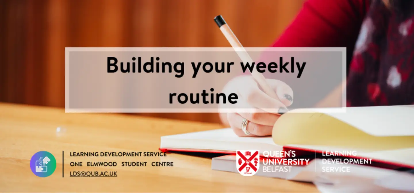 Building a Weekly Study Routine That Actually Works For You | My Queen ...