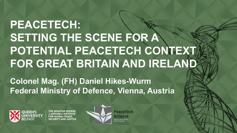 20.03.2026- PeaceTech Workshop | The Institute for Global Peace ...